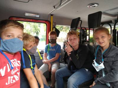 Besuch der Freiwilligen Feuerwehr in der Ferienbetreuung 21.07.2021 - 
