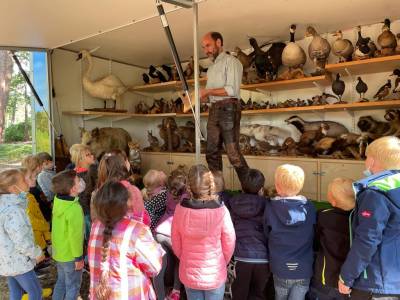 Besuch der Rollenden Waldschule 25.08.2021