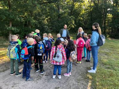 Besuch der Rollenden Waldschule 25.08.2021