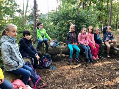 Besuch der Rollenden Waldschule 25.08.2021