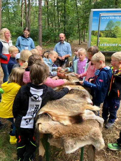 Besuch der Rollenden Waldschule 25.08.2021 - 