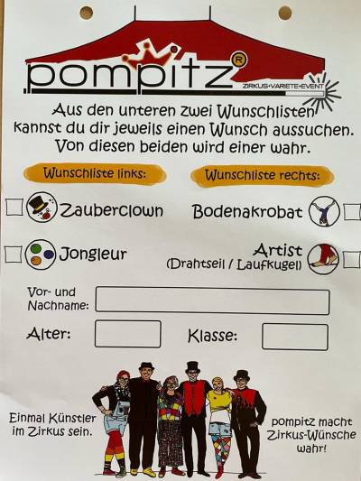 Tag des Artistenwunsches 01.12.2022