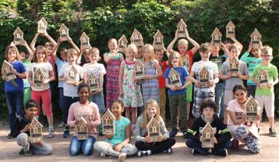 Bienenhotels Projekttag Klasse 3a, 16.5.2017 - 